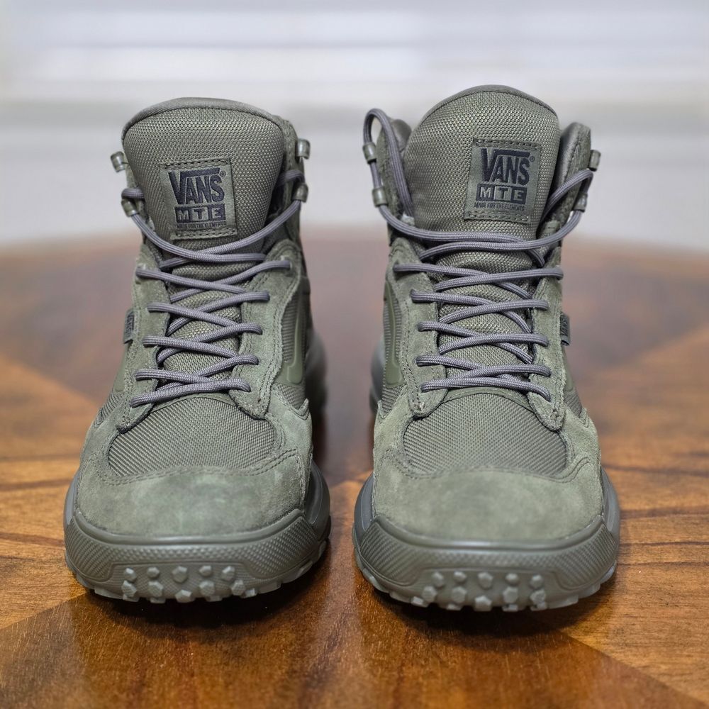Vans MTE Crestline Waterproof Hiking Boots Green Men's 11.5 HydroGuard Brand New - Picture 3 of 16